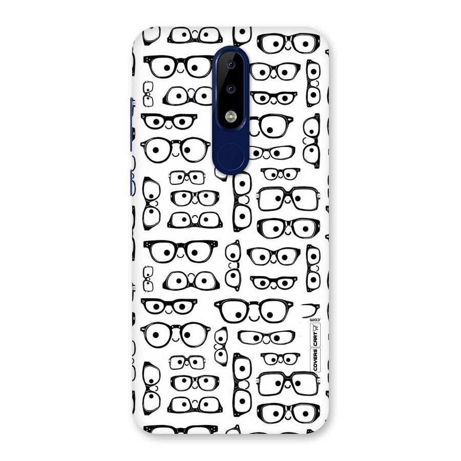 Nerdy Specs Back Case for Nokia 5.1 Plus