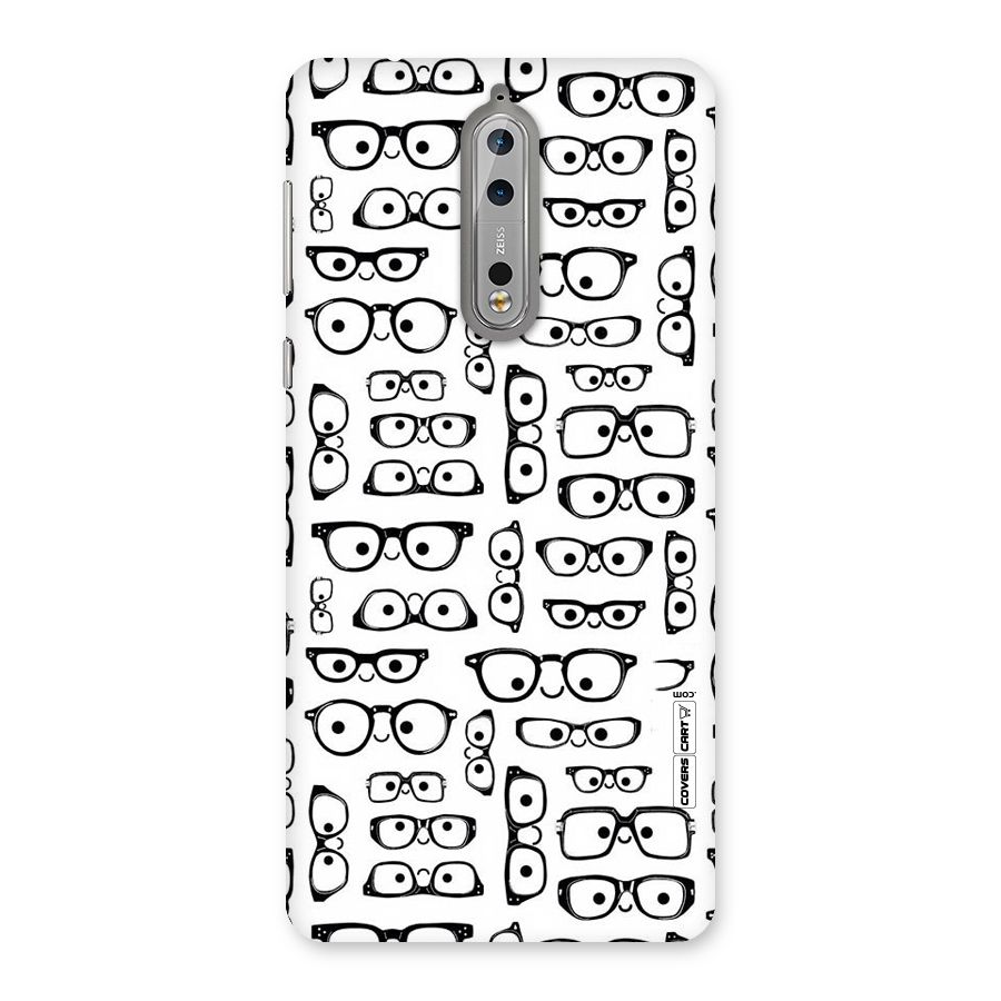 Nerdy Specs Back Case for Nokia 8