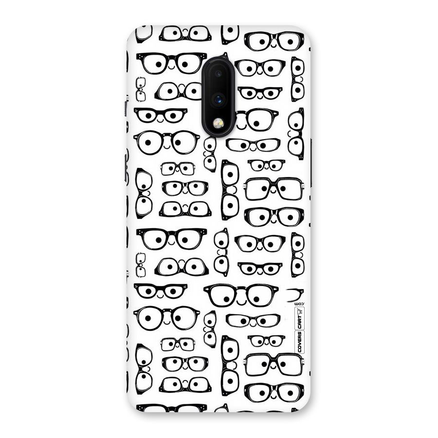 Nerdy Specs Back Case for OnePlus 7