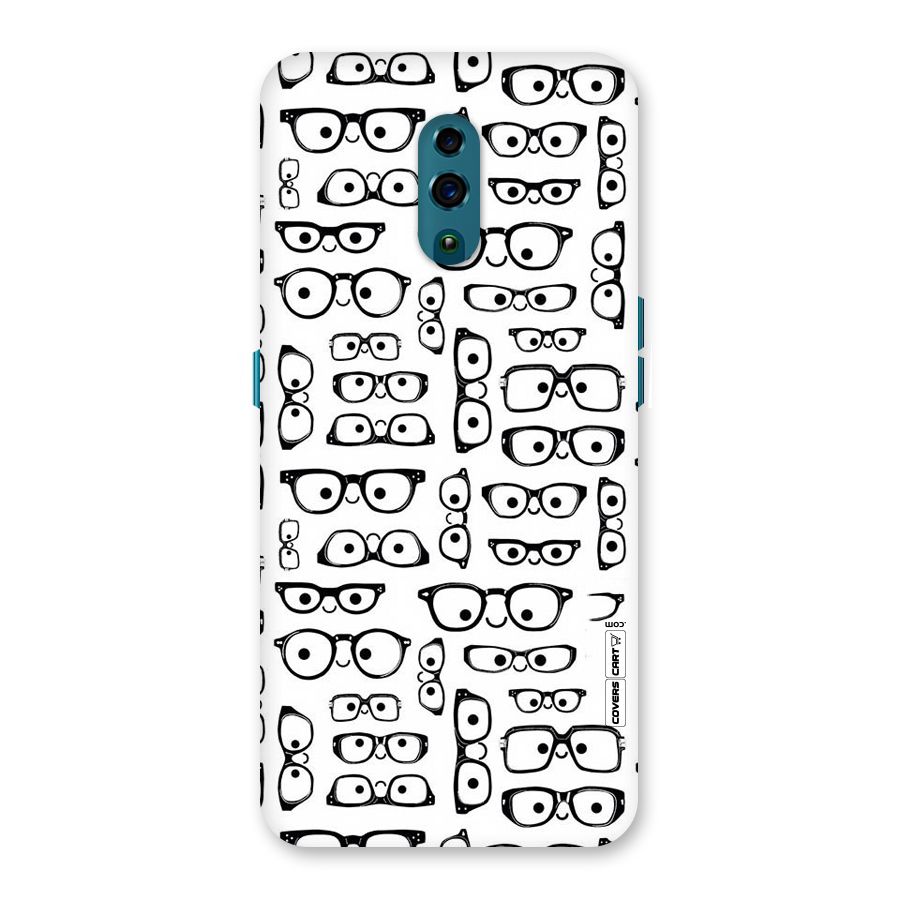 Nerdy Specs Back Case for Oppo Reno
