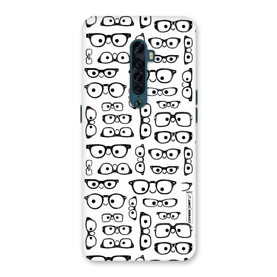Nerdy Specs Back Case for Oppo Reno2