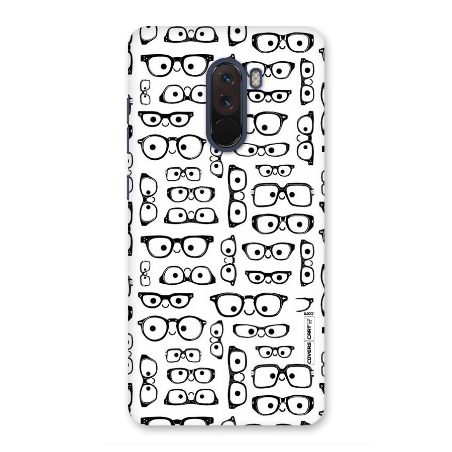 Nerdy Specs Back Case for Poco F1