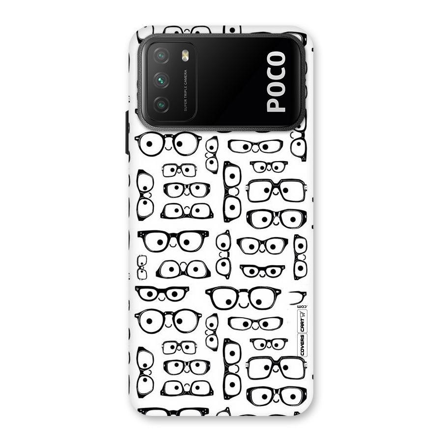 Nerdy Specs Back Case for Poco M3