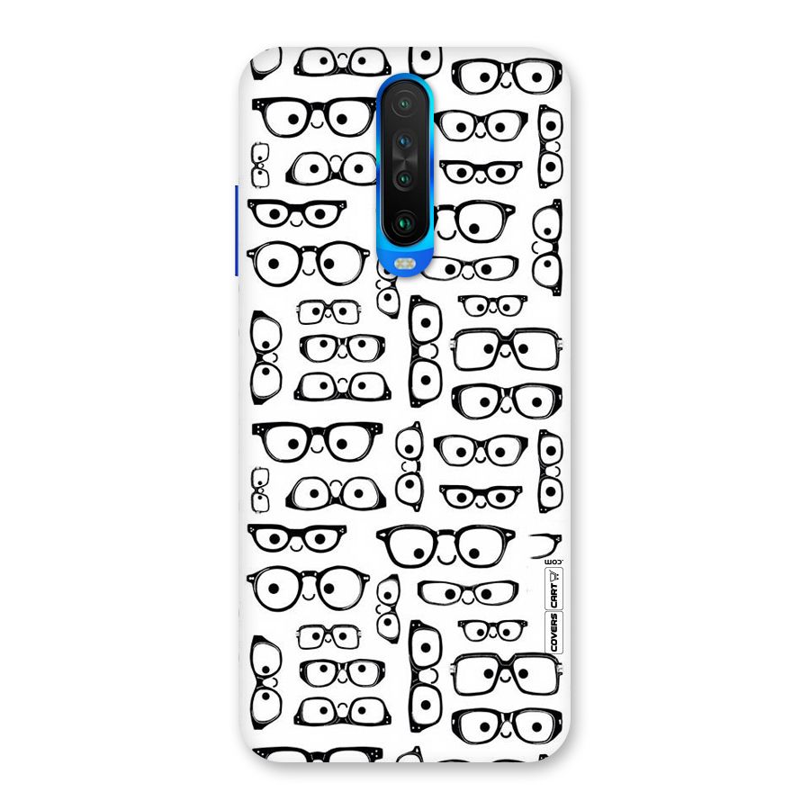 Nerdy Specs Back Case for Poco X2