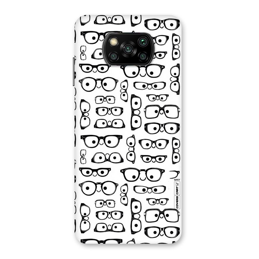 Nerdy Specs Back Case for Poco X3