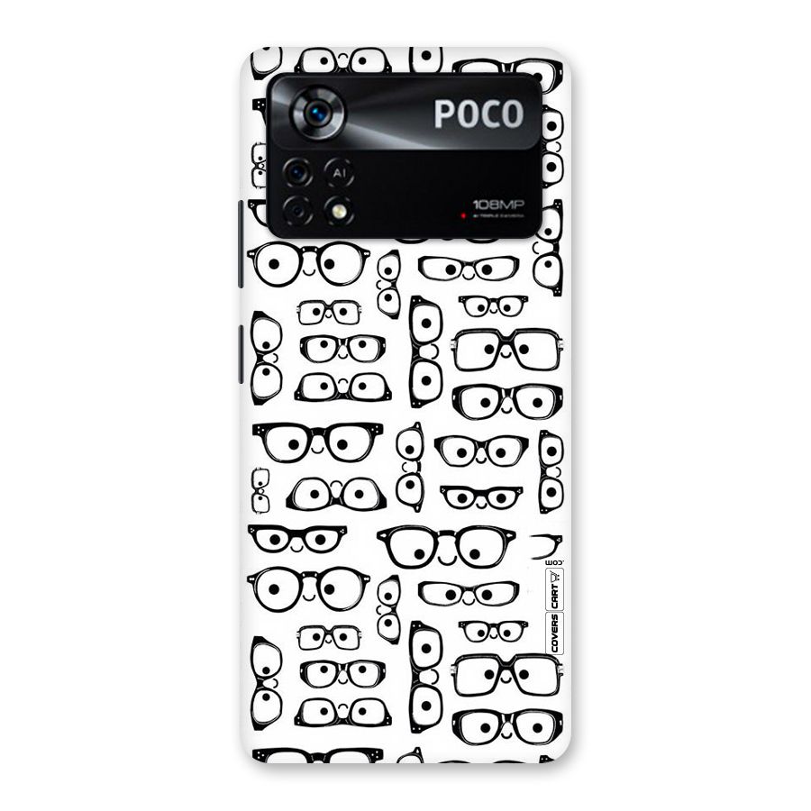 Nerdy Specs Back Case for Poco X4 Pro 5G