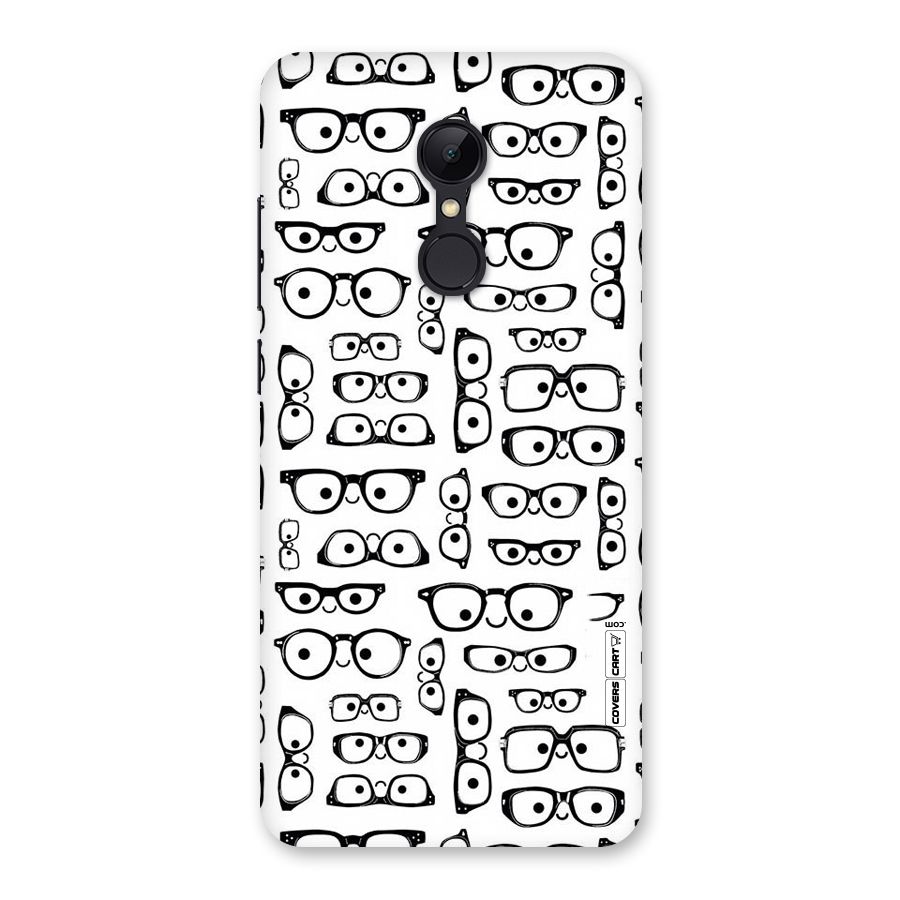 Nerdy Specs Back Case for Redmi 5