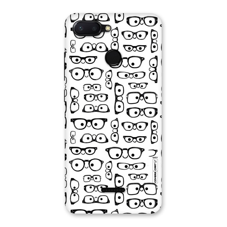 Nerdy Specs Back Case for Redmi 6