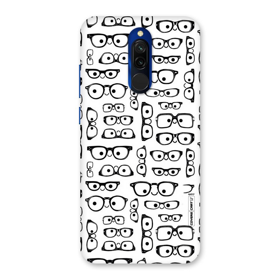 Nerdy Specs Back Case for Redmi 8