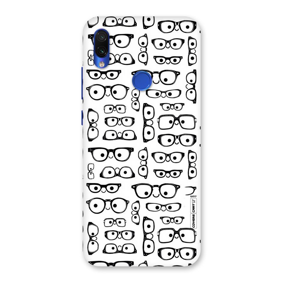 Nerdy Specs Back Case for Redmi Note 7S