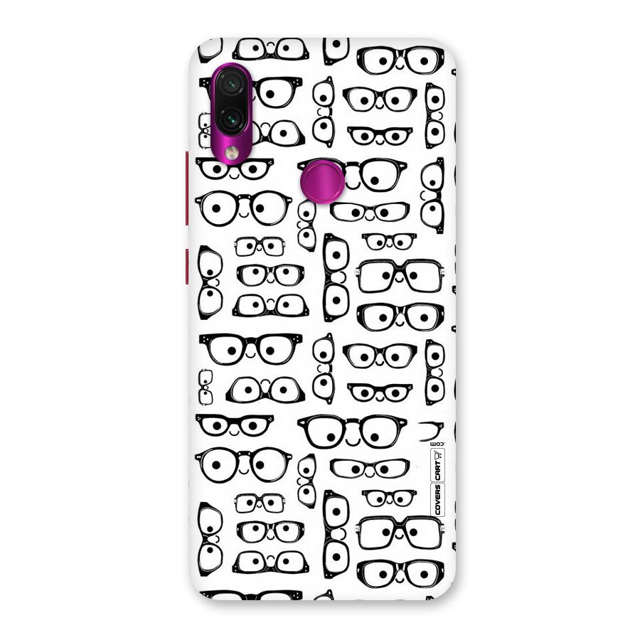 Nerdy Specs Back Case for Redmi Note 7 Pro