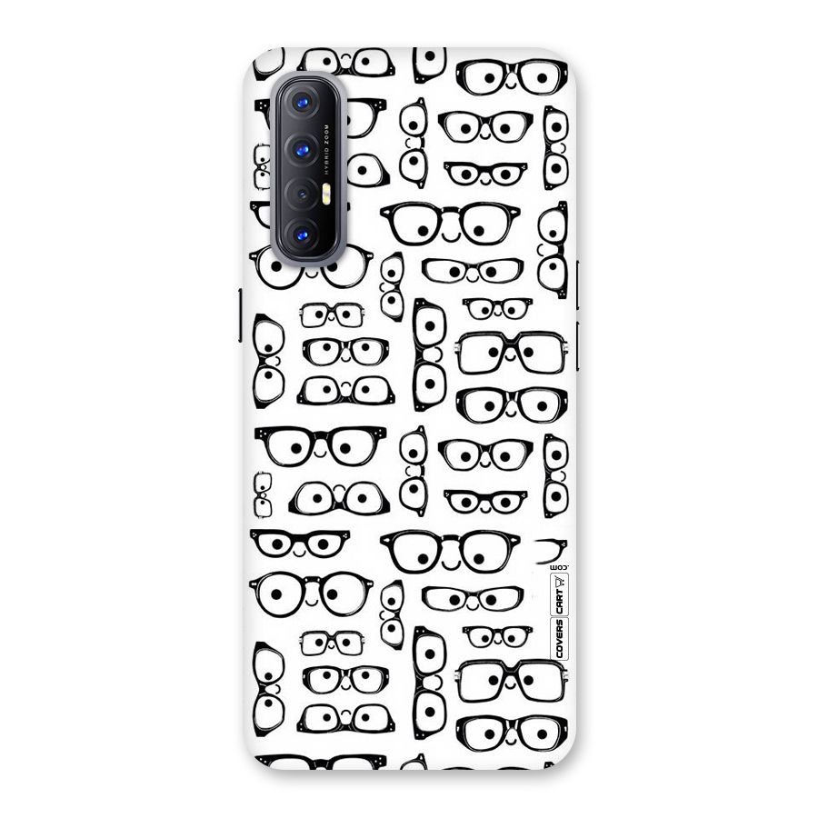 Nerdy Specs Back Case for Reno3 Pro