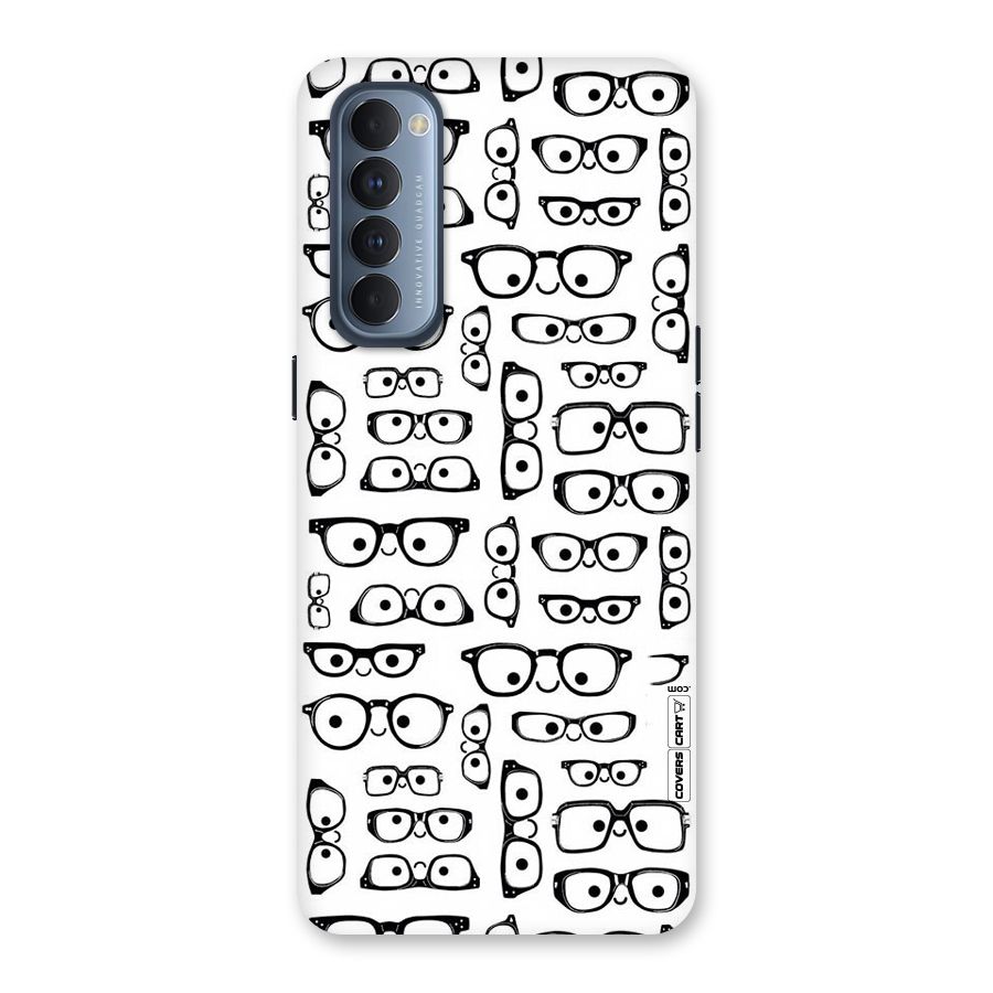 Nerdy Specs Back Case for Reno4 Pro