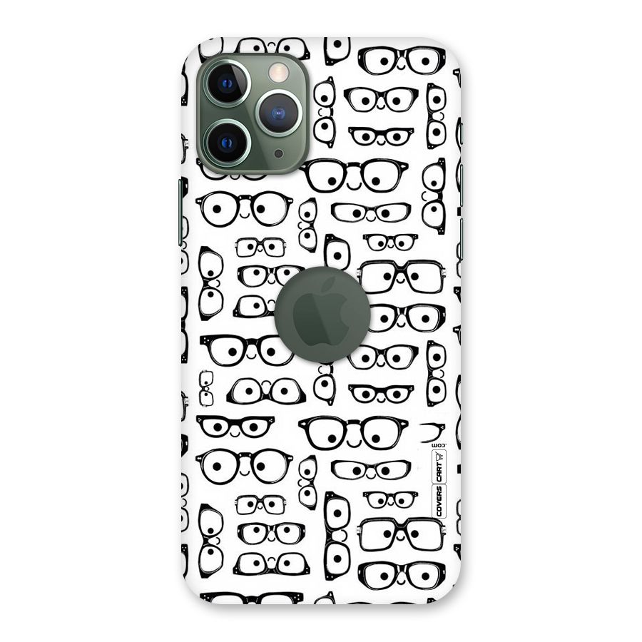 Nerdy Specs Back Case for iPhone 11 Pro Logo  Cut