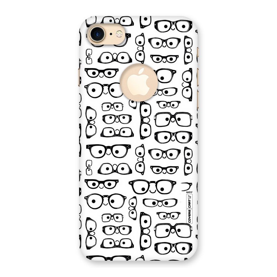 Nerdy Specs Back Case for iPhone 7 Logo Cut
