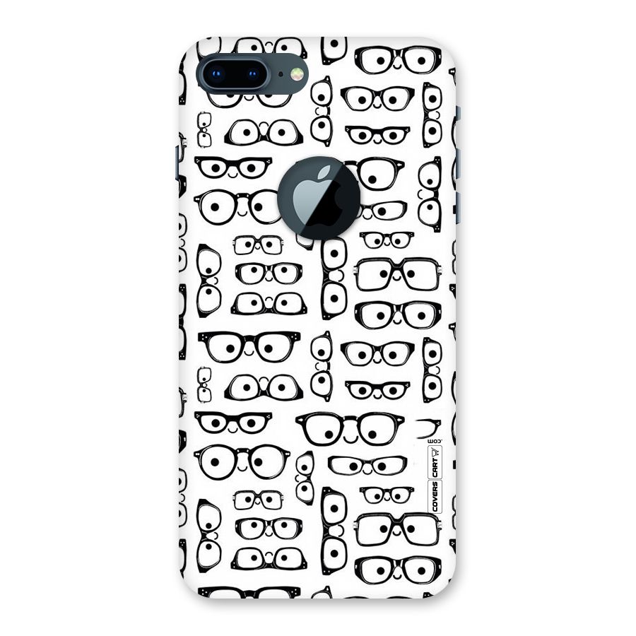 Nerdy Specs Back Case for iPhone 7 Plus Logo Cut