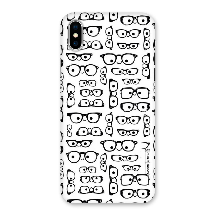 Nerdy Specs Back Case for iPhone XS