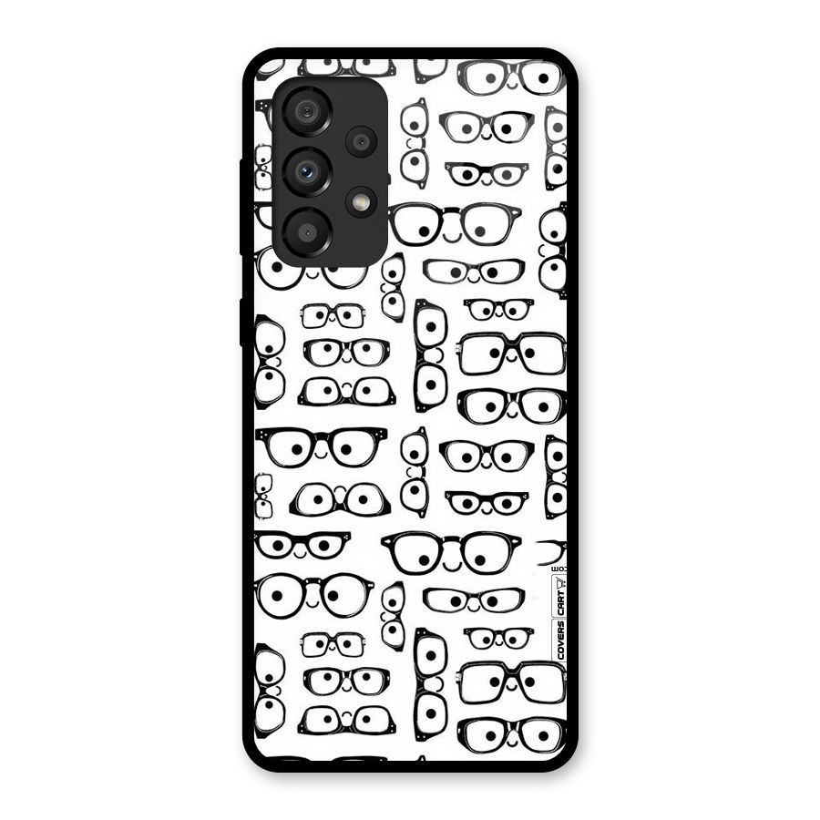 Nerdy Specs Glass Back Case for Galaxy A33 5G