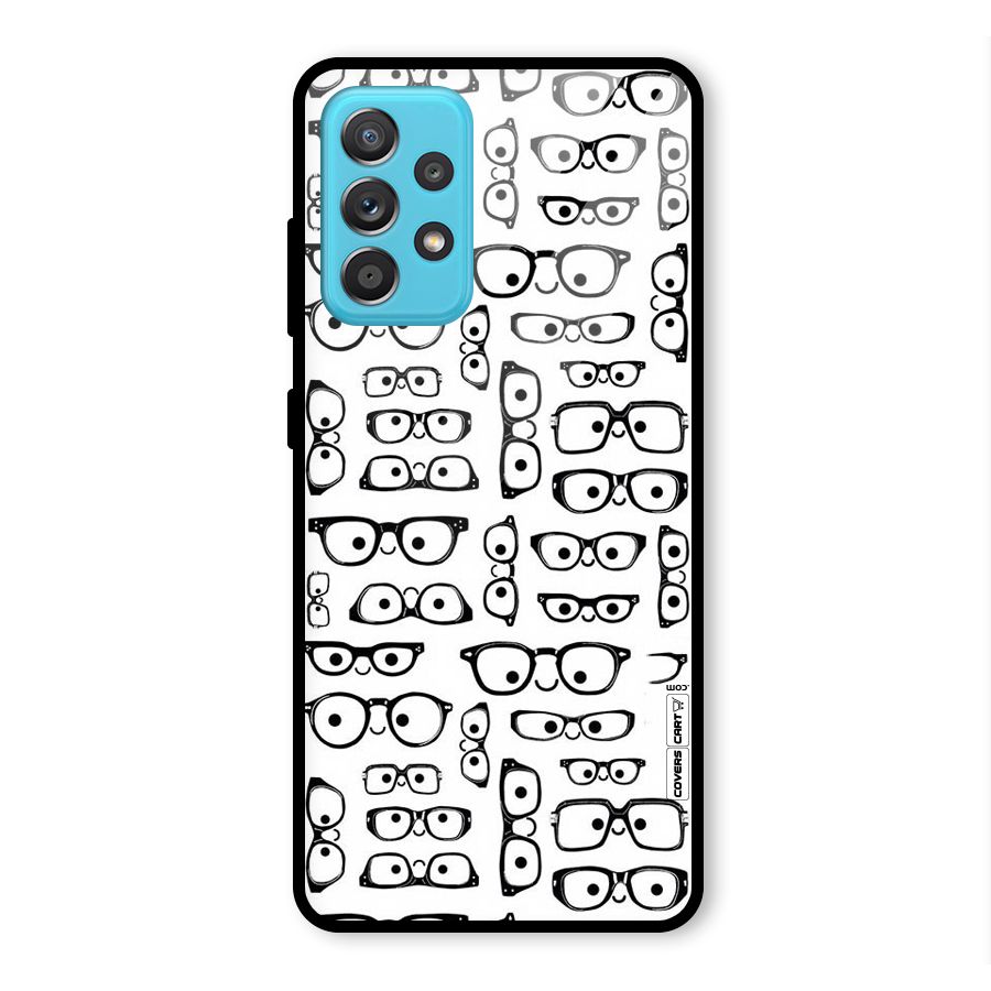 Nerdy Specs Glass Back Case for Galaxy A52
