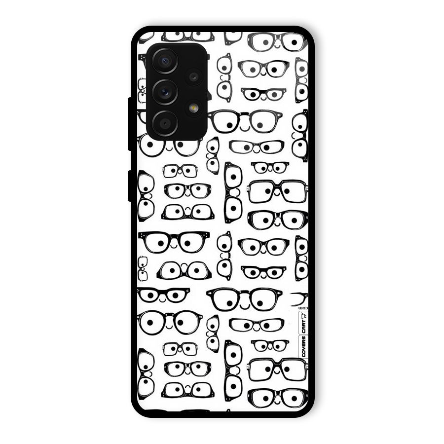 Nerdy Specs Glass Back Case for Galaxy A53 5G