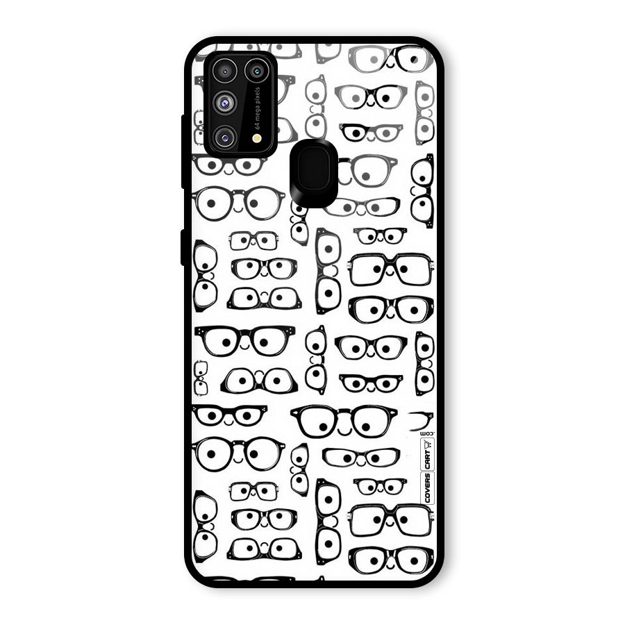 Nerdy Specs Glass Back Case for Galaxy F41