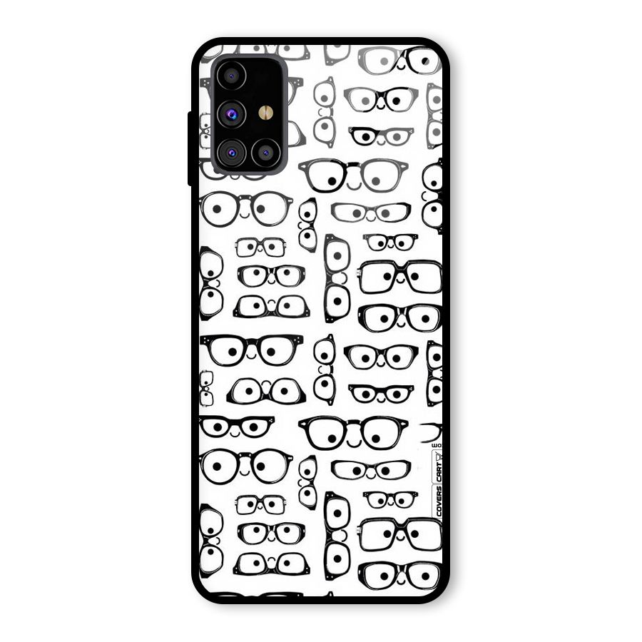 Nerdy Specs Glass Back Case for Galaxy M31s