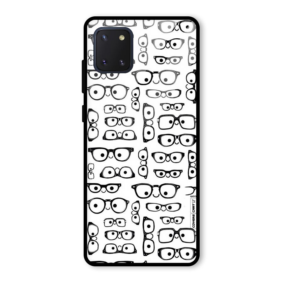 Nerdy Specs Glass Back Case for Galaxy Note 10 Lite
