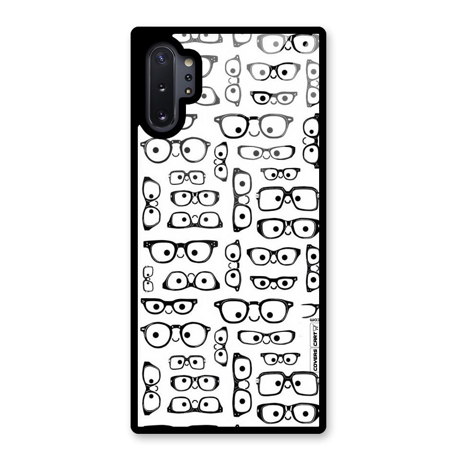 Nerdy Specs Glass Back Case for Galaxy Note 10 Plus