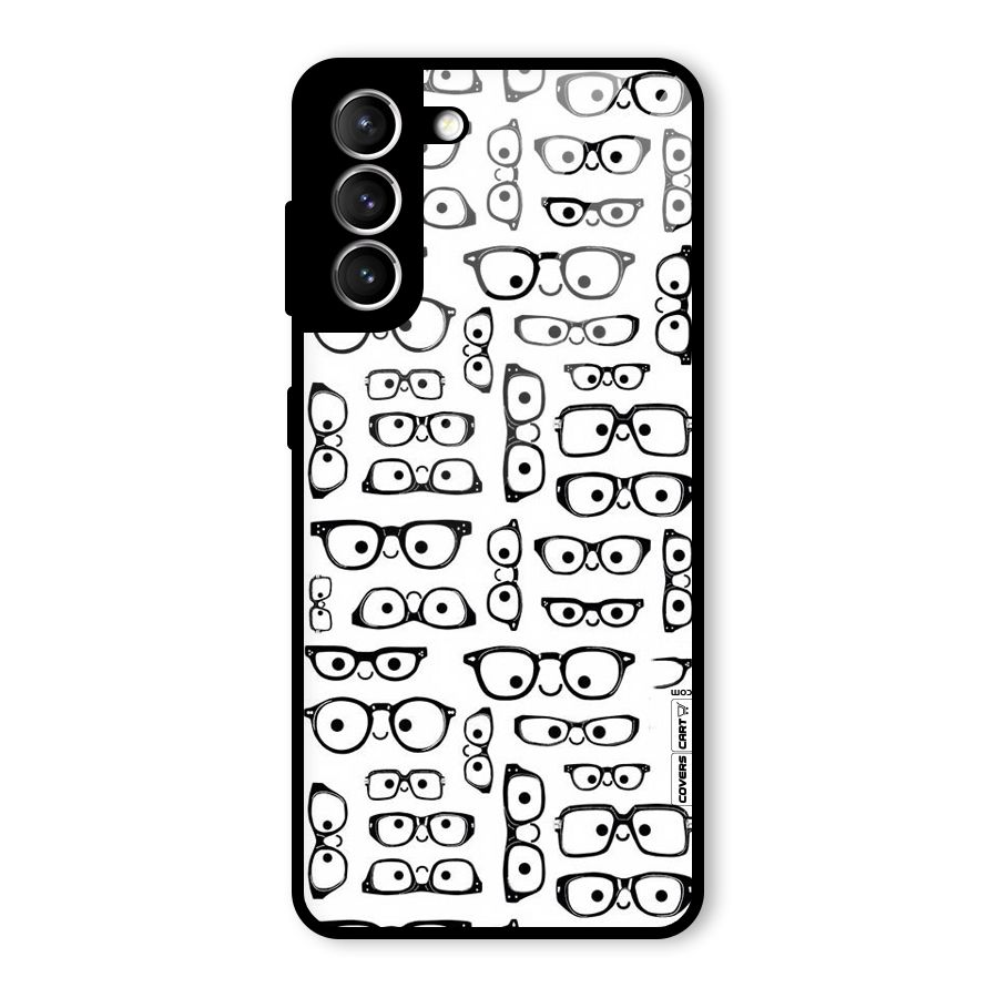 Nerdy Specs Glass Back Case for Galaxy S21 5G