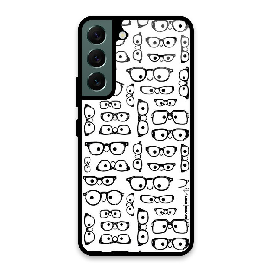 Nerdy Specs Glass Back Case for Galaxy S22 5G