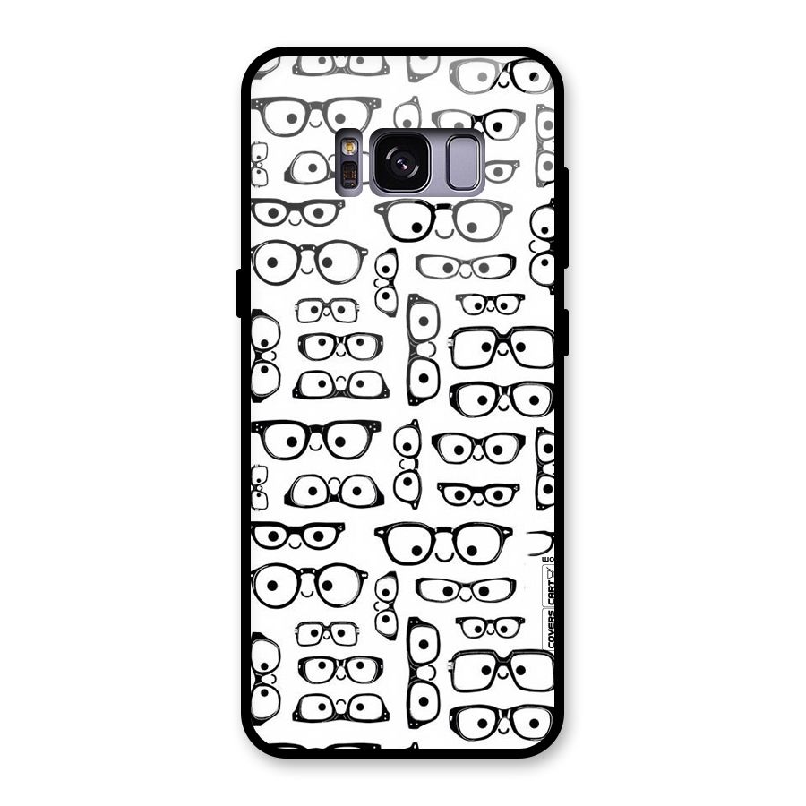 Nerdy Specs Glass Back Case for Galaxy S8