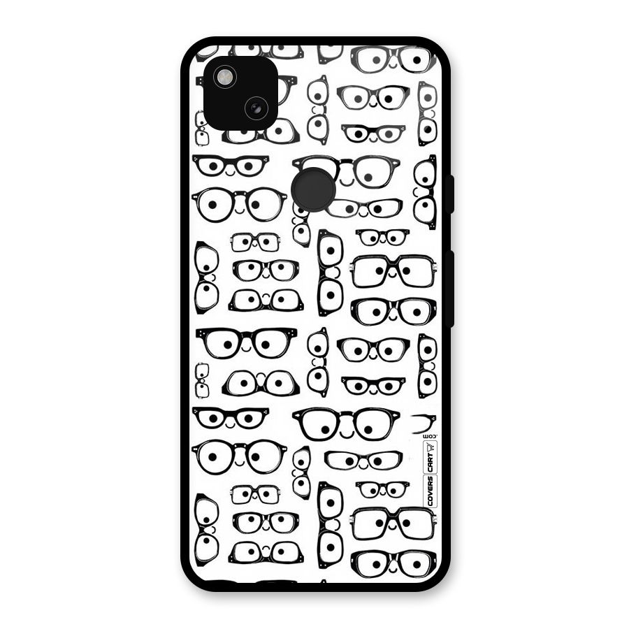 Nerdy Specs Glass Back Case for Google Pixel 4a