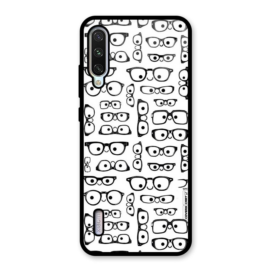 Nerdy Specs Glass Back Case for Mi A3