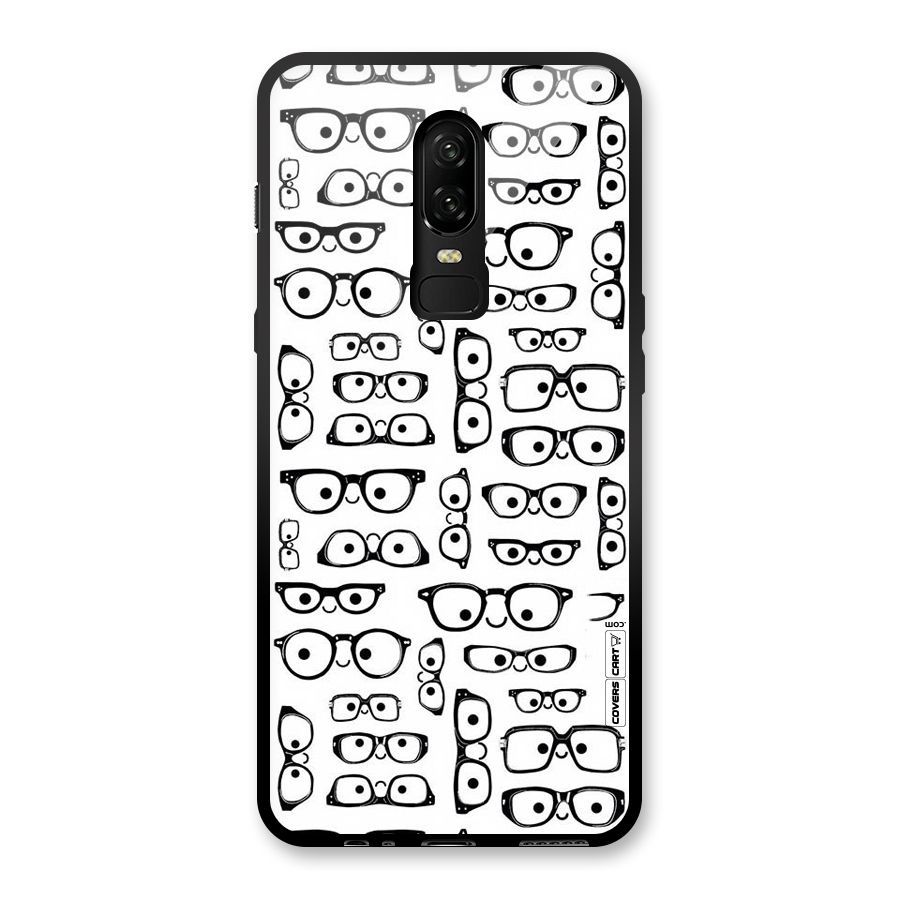 Nerdy Specs Glass Back Case for OnePlus 6