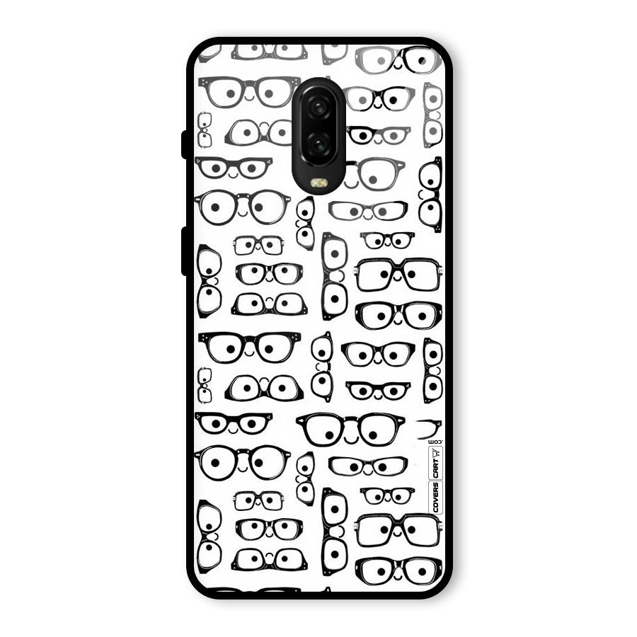 Nerdy Specs Glass Back Case for OnePlus 6T