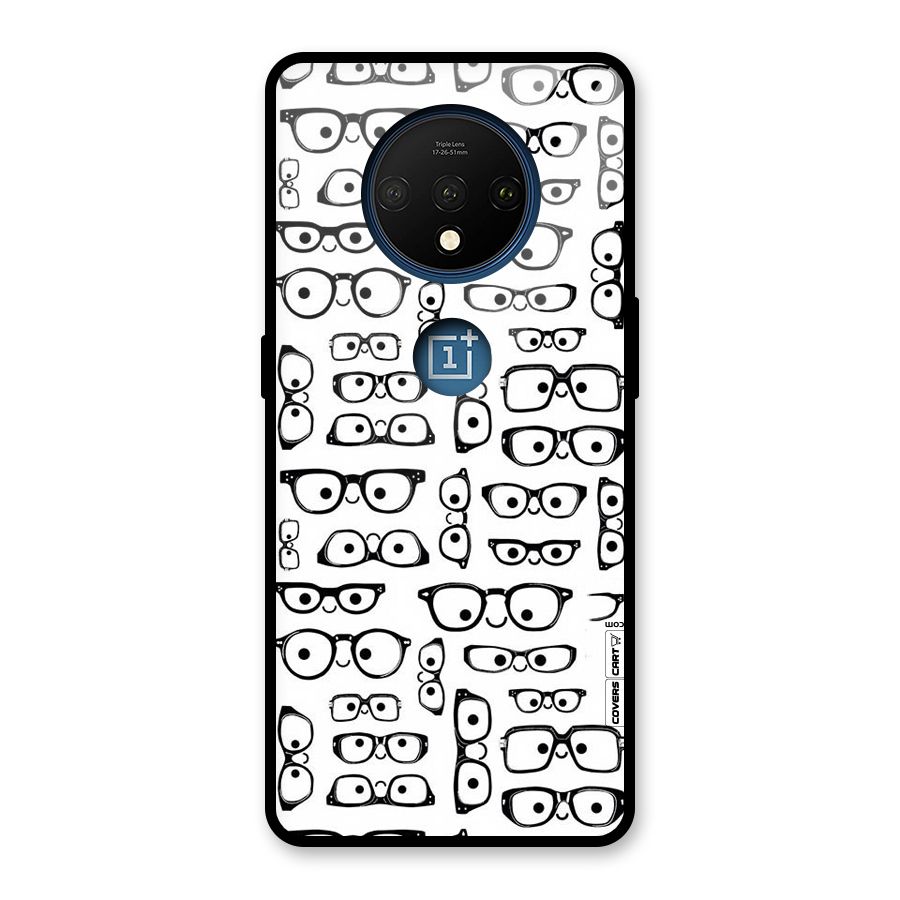 Nerdy Specs Glass Back Case for OnePlus 7T