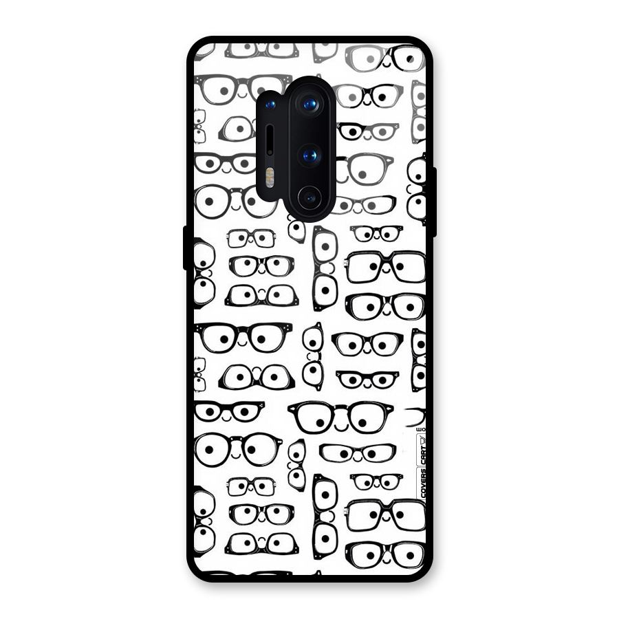 Nerdy Specs Glass Back Case for OnePlus 8 Pro