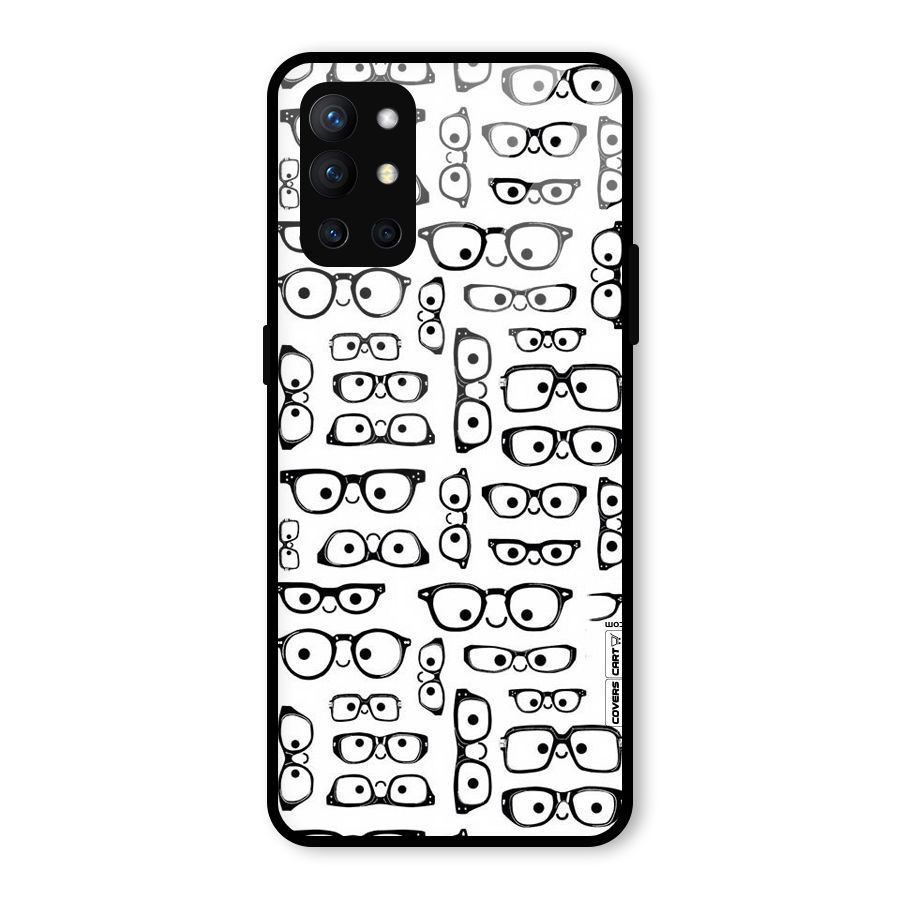 Nerdy Specs Glass Back Case for OnePlus 9R