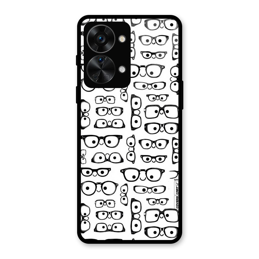 Nerdy Specs Glass Back Case for OnePlus Nord 2T