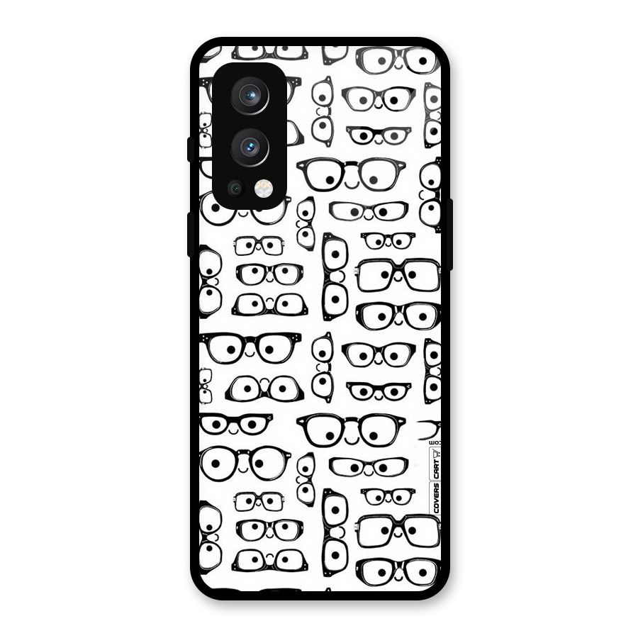 Nerdy Specs Glass Back Case for OnePlus Nord 2 5G