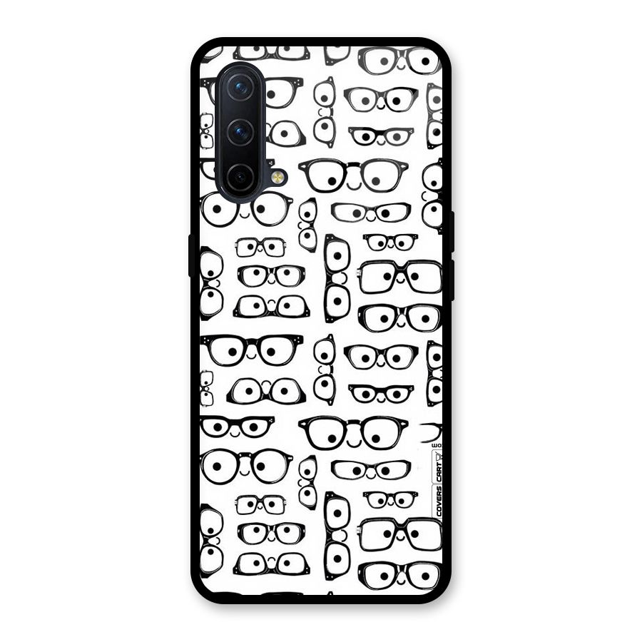 Nerdy Specs Glass Back Case for OnePlus Nord CE 5G