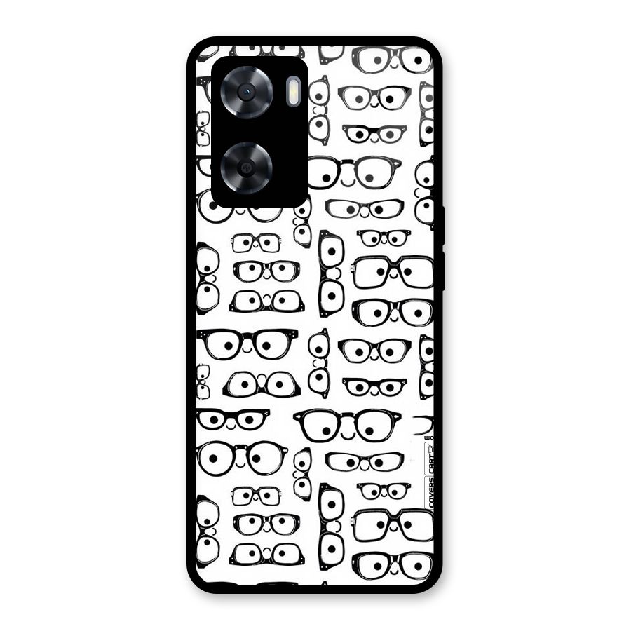 Nerdy Specs Glass Back Case for Oppo A57 2022