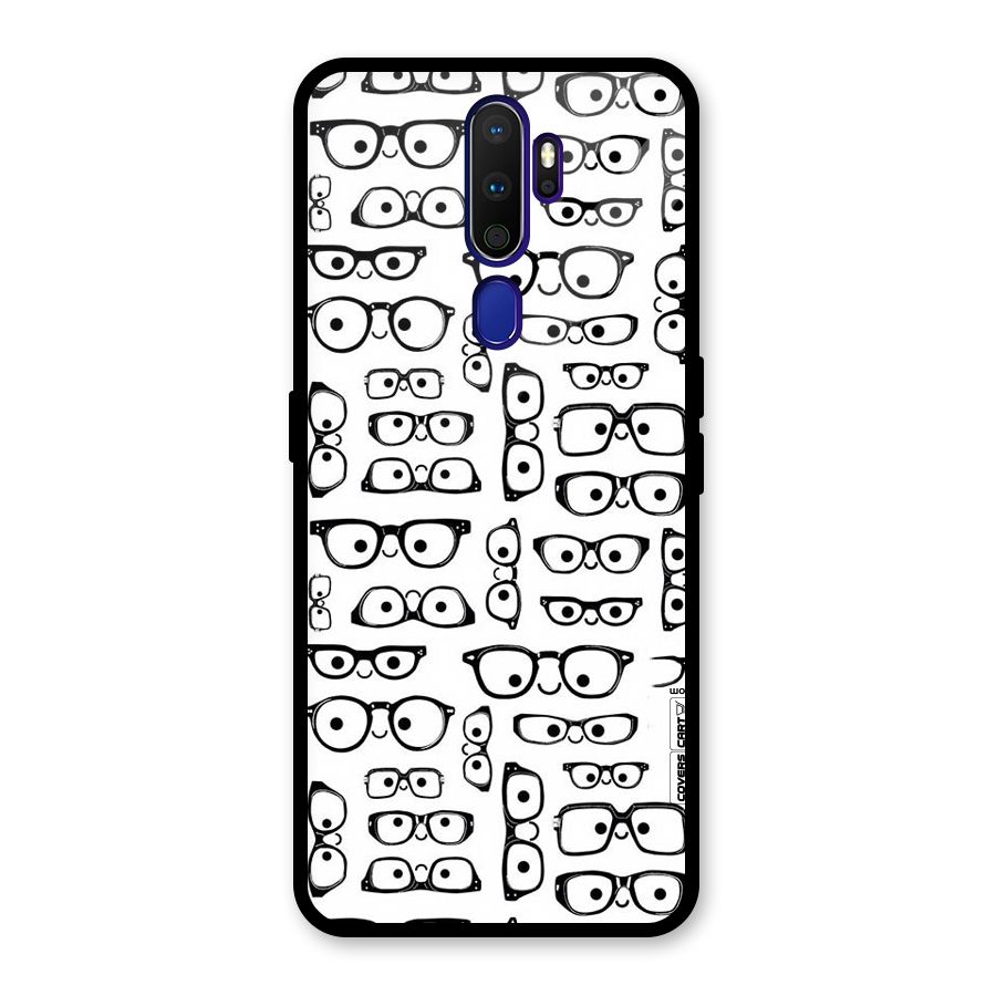 Nerdy Specs Glass Back Case for Oppo A9 (2020)