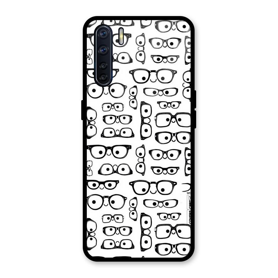 Nerdy Specs Glass Back Case for Oppo F15