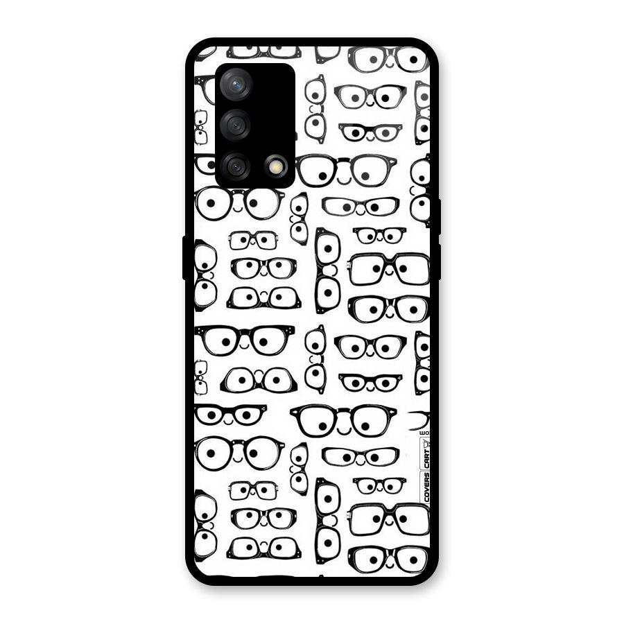 Nerdy Specs Glass Back Case for Oppo F19