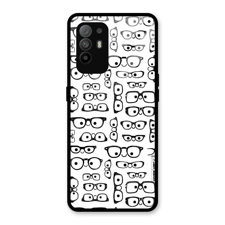 Nerdy Specs Glass Back Case for Oppo F19 Pro Plus 5G