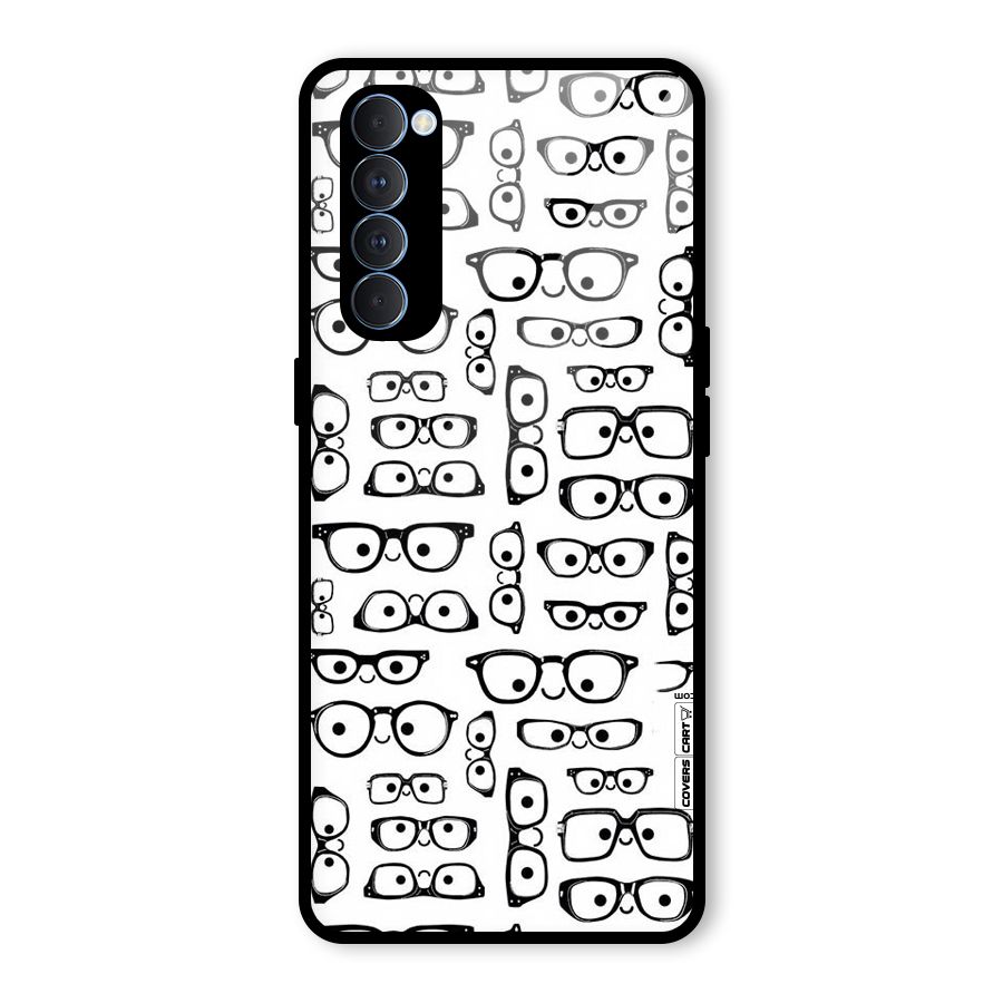 Nerdy Specs Glass Back Case for Oppo Reno4 Pro