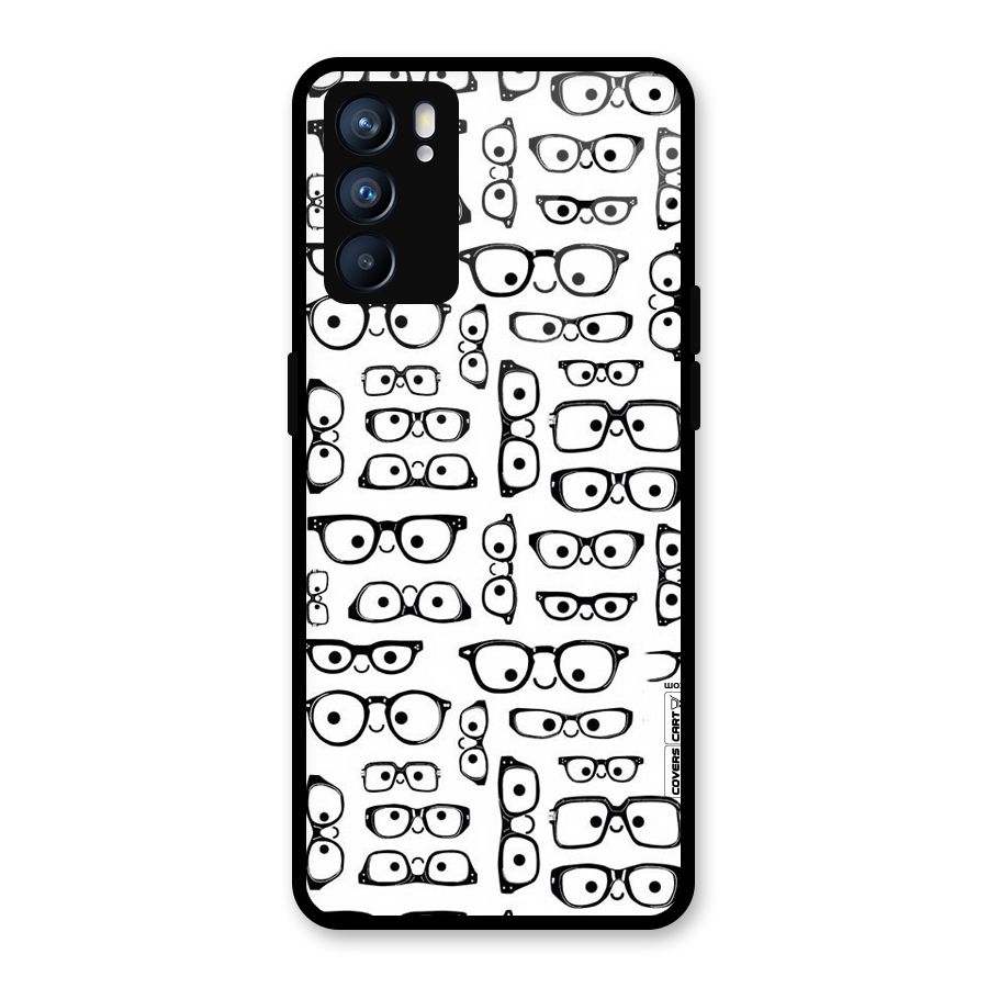 Nerdy Specs Glass Back Case for Oppo Reno6 5G