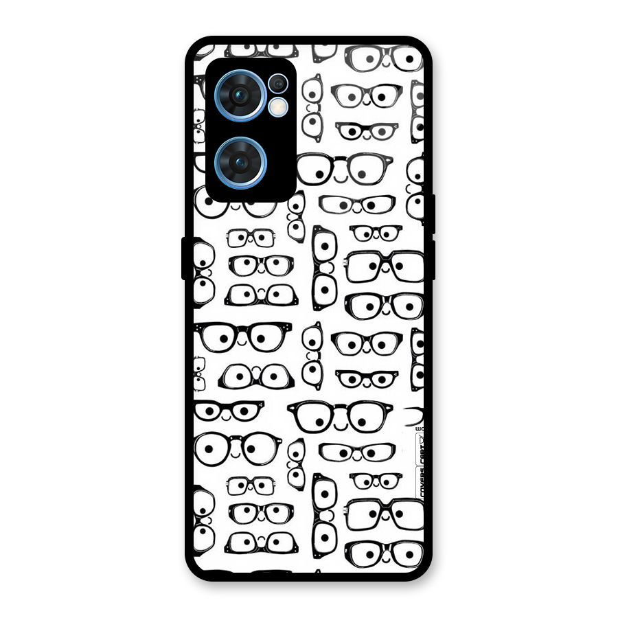 Nerdy Specs Glass Back Case for Oppo Reno7 5G