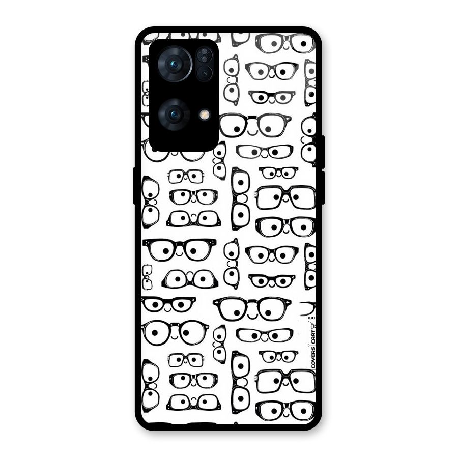 Nerdy Specs Glass Back Case for Oppo Reno7 Pro 5G